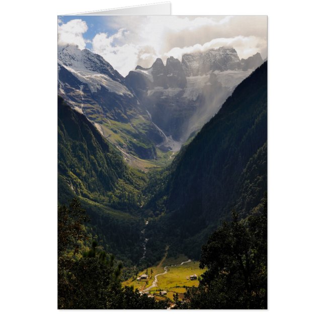 Cartão Vale da luz do sol (Frente)