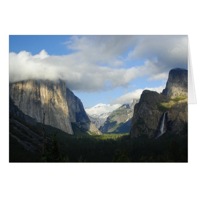Cartão Vale de Yosemite (Frente Horizontal)