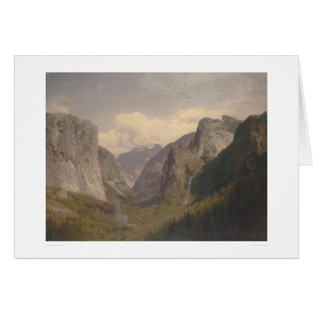 Cartão Vale de Yosemite (1334) (Frente Horizontal)