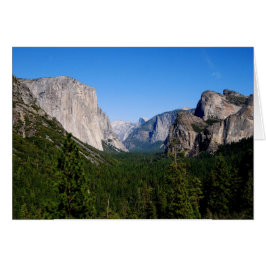 Cartão Vale de Yosemite, Califórnia