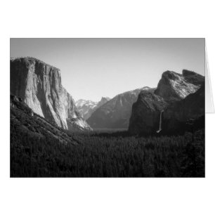 Cartão Vale Yosemite da Vista do Túnel