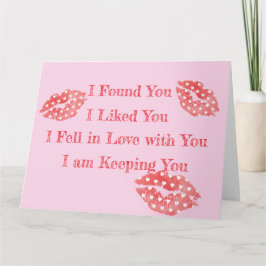 Cartão Valentijn Wenskaart