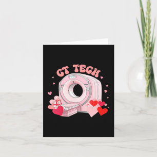 Cartão Valentim de Radiologia de Tecnologia CT Favorito C