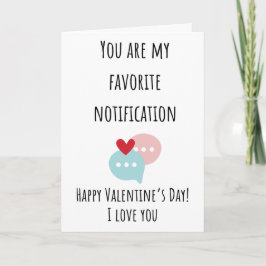 Cartão Valentine Engraçado Você É Minha Notificação Favor