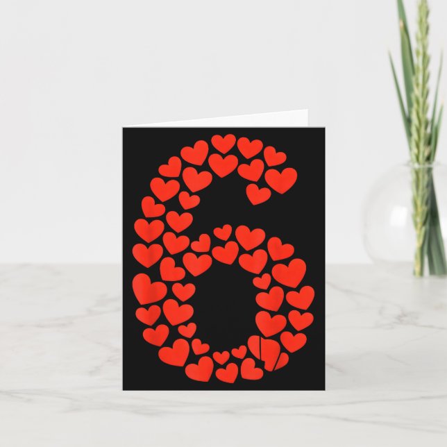 Cartão Valentine’s Day 67 With Heart Matching Couple Vale (Frente)