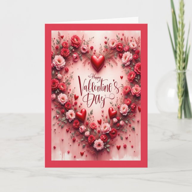 Cartão Valentine's Day Card for your Mother & Father (Frente)