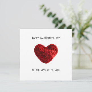 Cartão VALENTINES DAY CARD to the love of my life