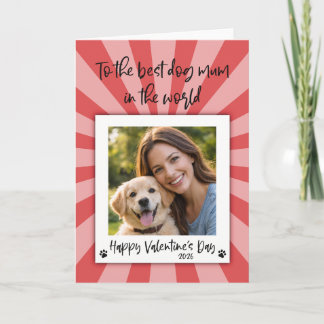 Cartão Valentines Photo Card - Card from the Dog