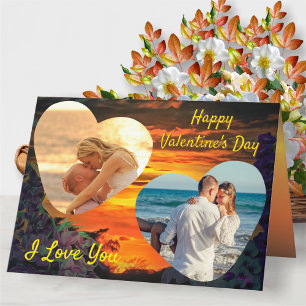 Cartão Valentin's Day Hearts Sunset 2584