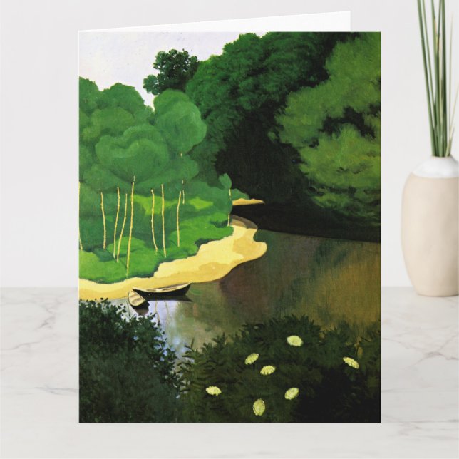 Cartão Vallotton - O Dordogne com Carrenac (Frente)