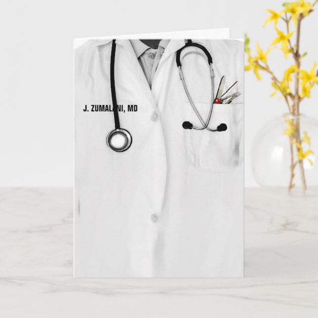 Cartão Valorização do Médico  (Flor Amarela)