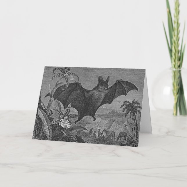 Cartão Vamire Bat Lithógrafo (Frente)