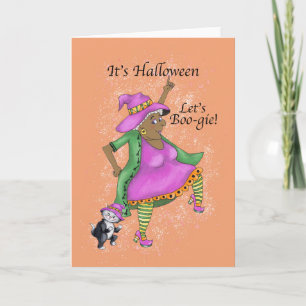 Cartão Vamos Boo-gie