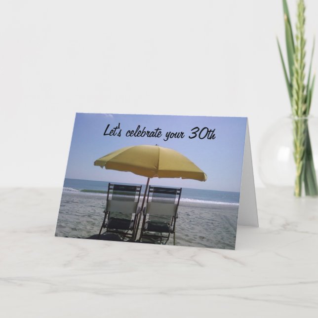 CARTÃO VAMOS CELEBRAT SEU "30" JUNTOS (Frente)