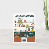 VAMOS COZINHAR Ilustração de Cozinha Fofa Personal