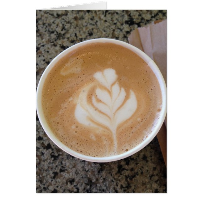 Cartão Vamos de café (Frente)