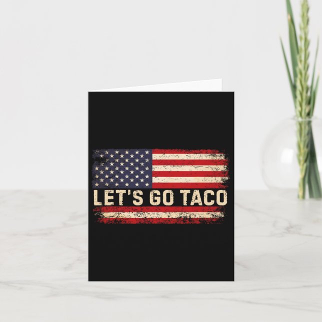 Cartão Vamos Engraçado Vai Taco 23 (Frente)