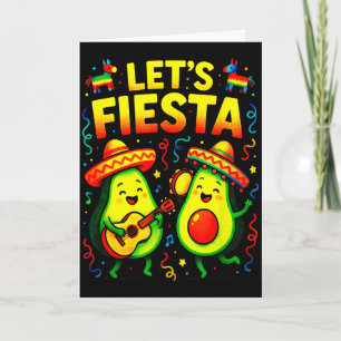 Cartão Vamos festejar - cinco de maio diversão dançando a