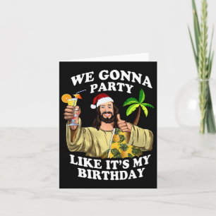 Cartão Vamos Festejar Como O Meu Natal Jesus No