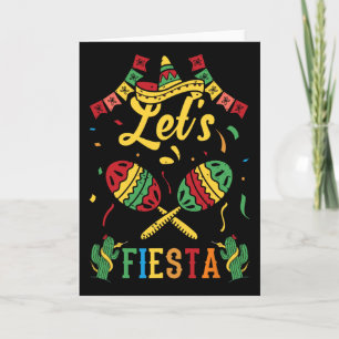Cartão Vamos Festejar o Cinco De Mayo