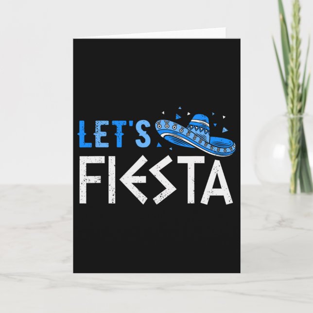 Cartão Vamos Festejar Piada Grega Páscoa Cinco De Mayo So (Frente)