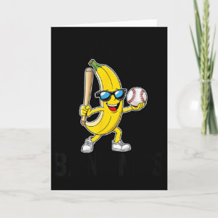 Cartão Vamos Ficar Loucos Mercadoria de Banana Engraçada