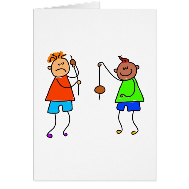 Cartão Vamos Jogar Conkers (Frente)