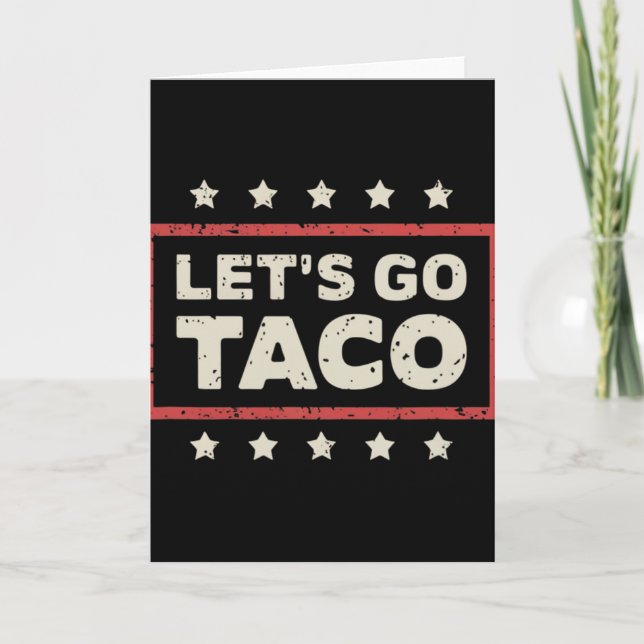 Cartão Vamos Lá Taco  (Frente)