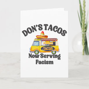 Cartão Vamos Lá Taco Engraçado Trump Sempre Desiste 27 