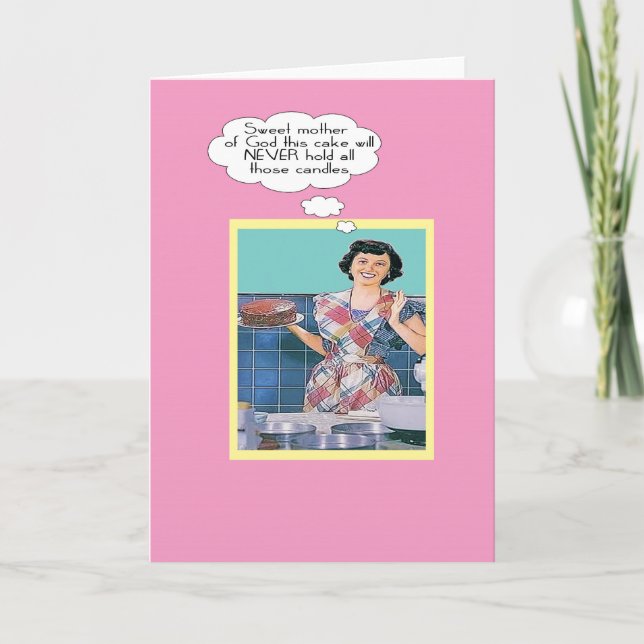 Cartão Vamos precisar de um bolo maior! (Frente)