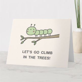Cartão Vamos Subir Nas Árvores!