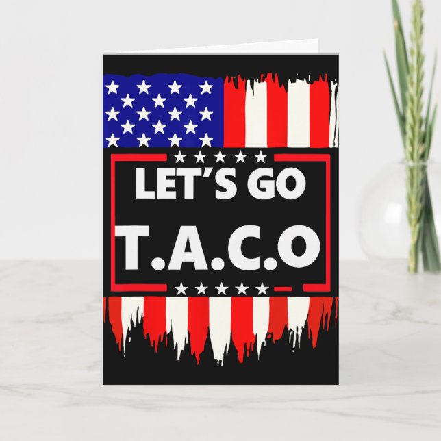 Cartão Vamos Taco Teelet's Go Taco  (Frente)