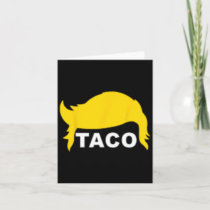 Cartão Vamos Vai Taco Funny Taco Hair