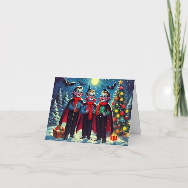 Cartão Vampire Caroling (Frente)