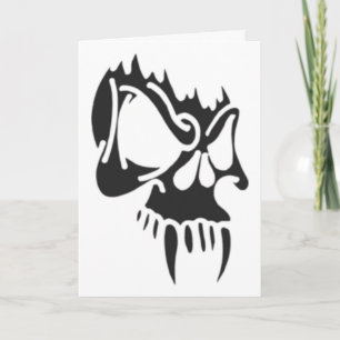 Cartão Vampire Skull