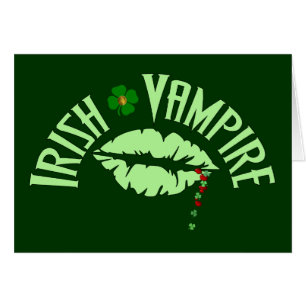 Cartão Vampiro irlandês