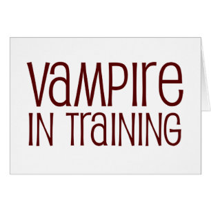 Cartão Vampiro no treinamento