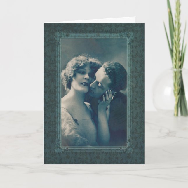 Cartão Vampiros góticos apaixonados - Você é simplesmente (Frente)