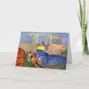 Cartão Van Gogh: A Ponte Langlois em Arles