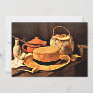 Cartão Van Gogh: A vida com o chapéu amarelo