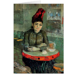 Cartão Van Gogh Agostina Segatori Sentado, Café Tambouri