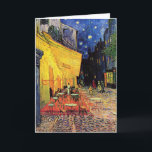 Cartão Van Gogh Cafe Terrace À Noite<br><div class="desc">Van Gogh Cafe Terrace À Noite</div>