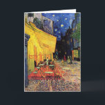 Cartão Van Gogh Cafe Terrace À Noite<br><div class="desc">Van Gogh Cafe Terrace À Noite</div>