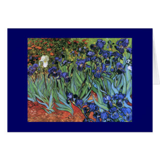 Cartão Van Gogh Irises (F608) Vintage Fine Art