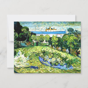 Cartão Van Gogh - Jardim de Daubigny