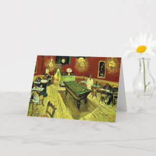Cartão Van Gogh - O Café Noturno, pintura famosa,