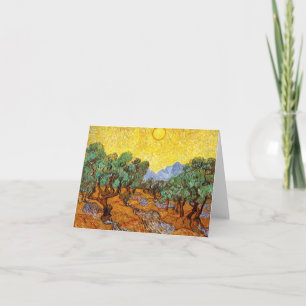 Cartão Van Gogh Olive Trees Note Card