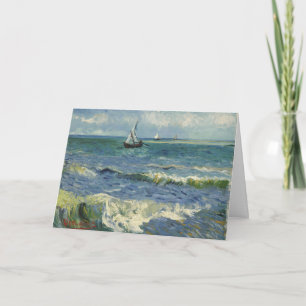Cartão Van Gogh Seascape em Saintes Maries de la Mer