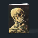Cartão Van Gogh Skull com Carro de Saudação de Cigarro Qu<br><div class="desc">Cartões de saudação de Van Gogh com Burning Cigarette. Pintura a óleo na canvas de 1885. Crânio com cigarro de queimar revela tanto o senso de humor de van Gogh quanto o senso de macabro. Algo estranho em sua reconhecida obra, o trabalho cresceu em popularidade nas últimas décadas. Um presente...</div>