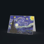 Cartão Van Gogh Starry Night<br><div class="desc">Van Gogh Starry Night</div>